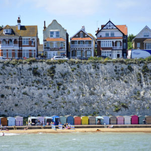 The 'Push the Boat Out' event off the coast of Broadstairs.